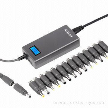 Mini Universal Netbook AC Adaptor with LCD Display, Charge for Mini Netbooks, Mobile Phone, Cameras
